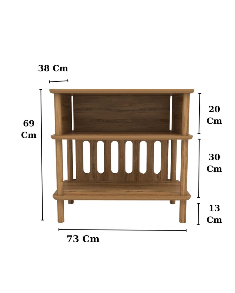 Clavor Sidobord 73 cm - Ek - Möbler - Bord & matgrupp - Avlastningsbord & sidobord - Brickbord & småbord