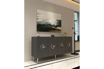 Cleryn Konsollbord 150 cm - Antracit/Silver - Möbler - Bord & matgrupp - Avlastningsbord & sidobord - Konsolbord & hallbord