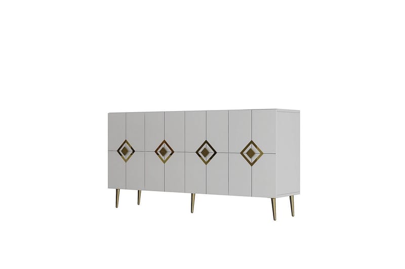 Cleryn Konsollbord 150 cm - Vit/Guld - Möbler - Bord & matgrupp - Avlastningsbord & sidobord - Konsolbord & hallbord