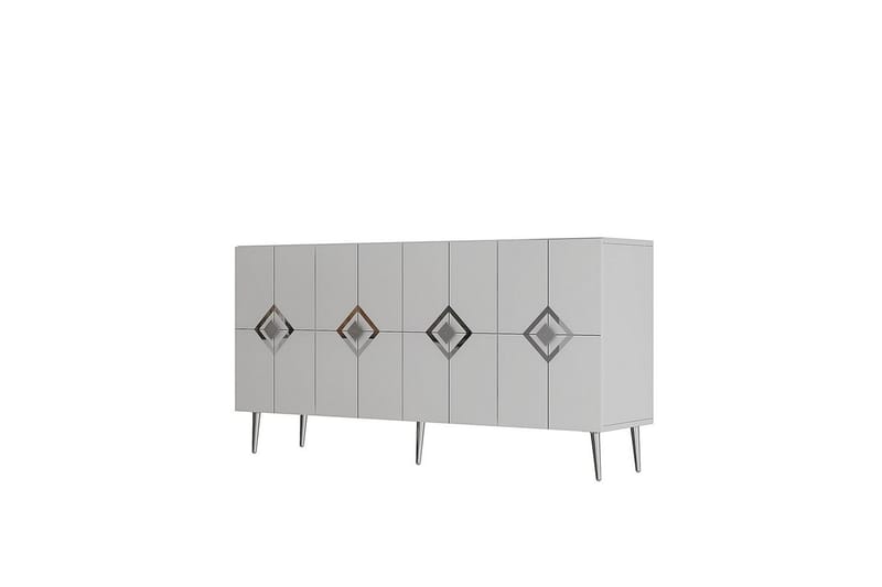Cleryn Konsollbord 150 cm - Vit/Silver - Möbler - Bord & matgrupp - Avlastningsbord & sidobord - Konsolbord & hallbord