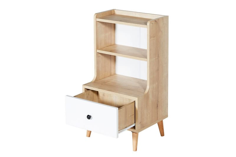 Comfortale Nattduksbord 45 cm - Sand/Vit - Möbler - Bord & matgrupp - Avlastningsbord & sidobord - Sängbord & nattduksbord