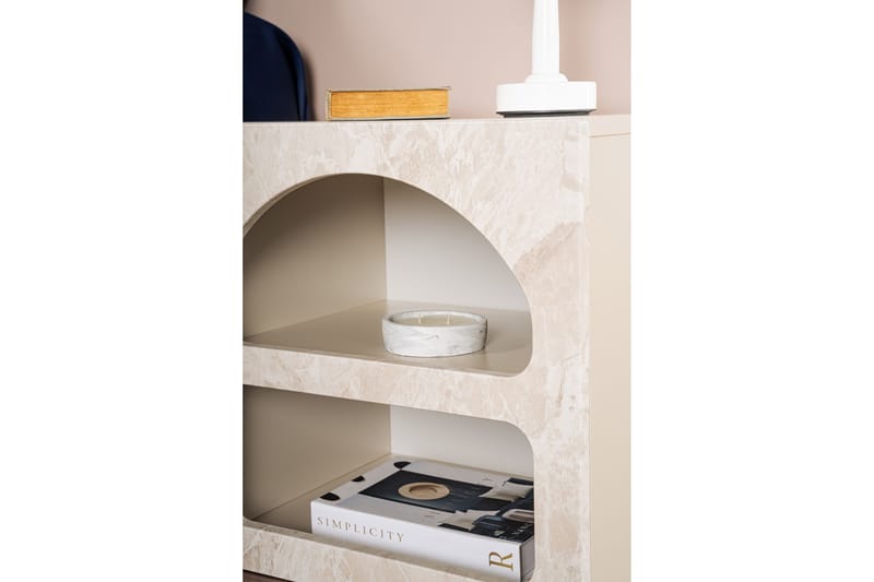 Dalim Sängbord 50 cm - Travertine/Sandsten - Möbler - Bord & matgrupp - Avlastningsbord & sidobord - Sängbord & nattduksbord