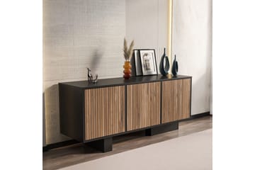 Dargaville Konsollbord 150 cm - Svart/Valnöt - Förvaring - Förvaringsmöbler - Sideboard & skänk