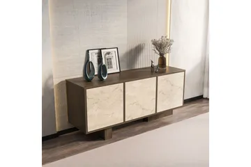 Dargaville Konsollbord 150 cm - Valnöt/Travertine - Förvaring - Förvaringsmöbler - Sideboard & skänk