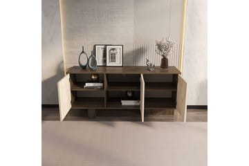 Dargaville Konsollbord 150 cm - Valnöt/Travertine - Möbler - Bord & matgrupp - Avlastningsbord & sidobord - Konsolbord & hallbord