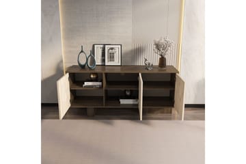 Dargaville Konsollbord 150 cm - Valnöt/Travertine - Möbler - Bord & matgrupp - Avlastningsbord & sidobord - Konsolbord & hallbord