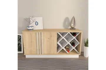 Dasina Konsollbord 148 cm - Ek/Vit - Förvaring - Förvaringsmöbler - Sideboard & skänk