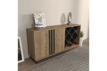 Dasina Konsollbord 148 cm - Valnöt/Svart - Möbler - Bord & matgrupp - Avlastningsbord & sidobord - Konsolbord & hallbord