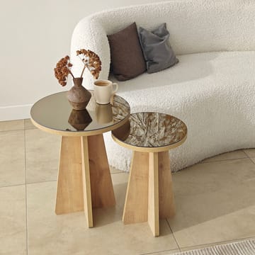 Dasina Sidobord 2 delar 50 cm - Bronzie/Safir Ek - Möbler - Bord & matgrupp - Avlastningsbord & sidobord - Satsbord