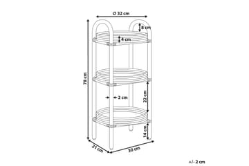 Dayleen Sidobord 32 cm - Natur - Möbler - Bord & matgrupp - Avlastningsbord & sidobord - Lampbord & sidobord