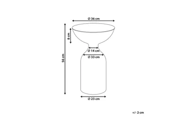Dearra Sidobord 36 cm - Grön - Möbler - Bord & matgrupp - Avlastningsbord & sidobord - Lampbord & sidobord