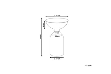 Dearra Sidobord 36 cm - Svart - Möbler - Bord & matgrupp - Avlastningsbord & sidobord - Lampbord & sidobord