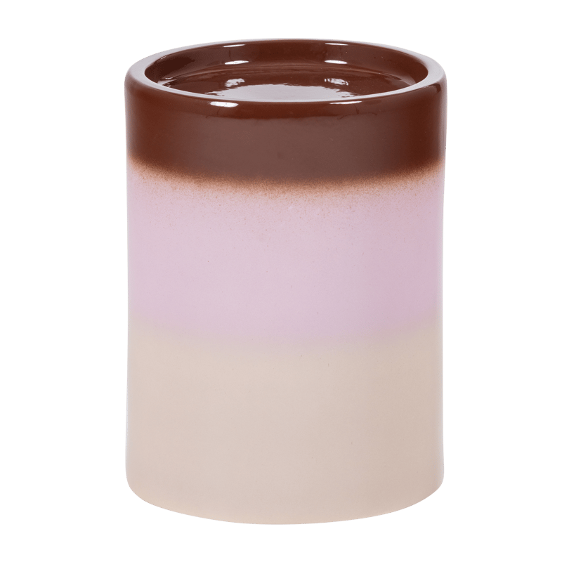 Dekorativt Sidobord Ollo, Rosa/Brun Färggradient