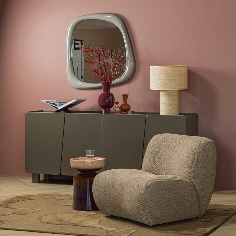 Dekorativt Sidobord Tumo 35 cm Utomhus - Lila/Brun - Möbler - Bord & matgrupp - Avlastningsbord & sidobord - Lampbord & sidobord