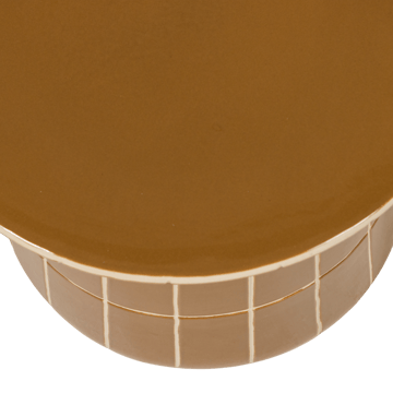 Dekorativt Sidobord Plu 38 cm Rund - Honungsgul - Möbler - Bord & matgrupp - Avlastningsbord & sidobord - Lampbord & sidobord