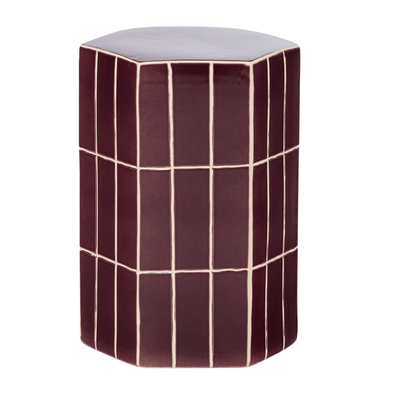 Dekorativt Sidobord Plu 30 cm Utomhus - Lila - Möbler - Bord & matgrupp - Avlastningsbord & sidobord - Lampbord & sidobord