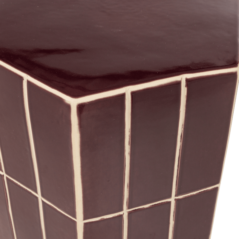 Dekorativt Sidobord Plu 30 cm Utomhus - Lila - Möbler - Bord & matgrupp - Avlastningsbord & sidobord - Lampbord & sidobord