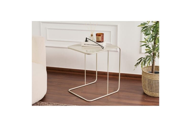 Dera Sidobord 47 cm - Taupe - Möbler - Bord & matgrupp - Avlastningsbord & sidobord - Lampbord & sidobord