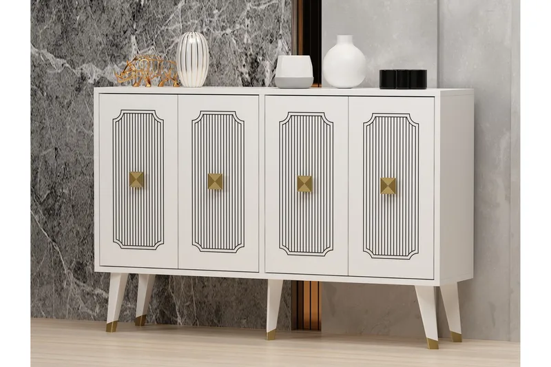 Derasi Konsollbord 120 cm - Vit - Förvaring - Förvaringsmöbler - Sideboard & skänk