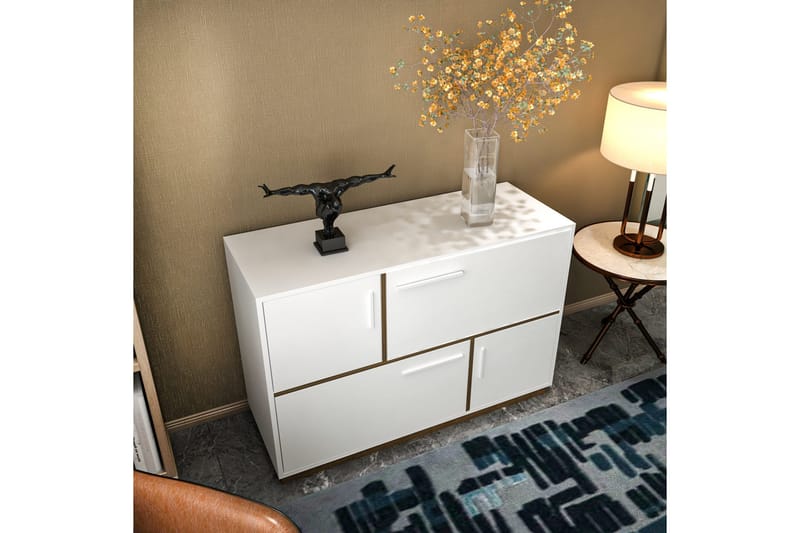 Desgrar Konsollbord 120x81,6 cm - Vit - Möbler - Bord & matgrupp - Avlastningsbord & sidobord - Konsolbord & hallbord