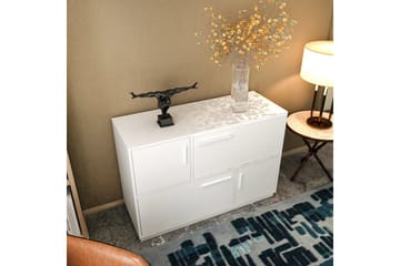 Desgrar Konsollbord 120x81,6 cm - Vit - Möbler - Bord & matgrupp - Avlastningsbord & sidobord - Konsolbord & hallbord