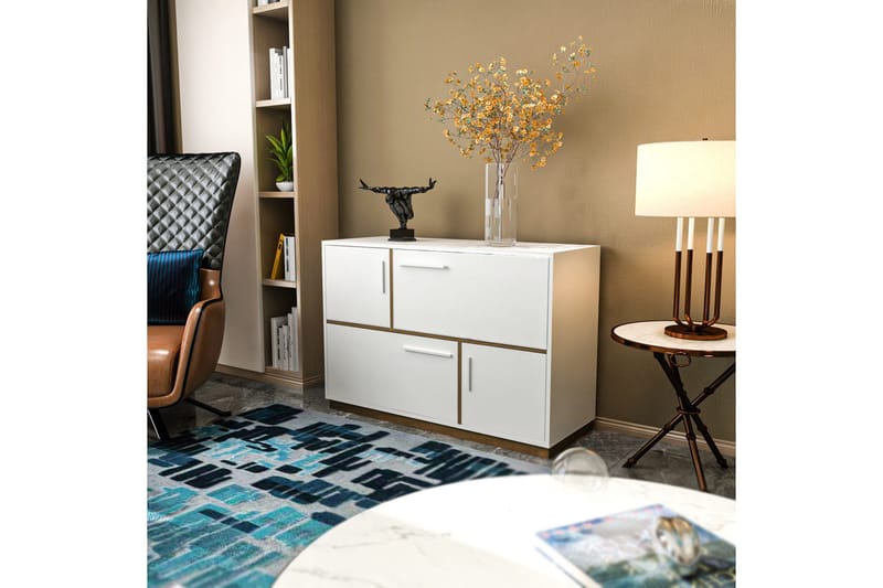 Desgrar Konsollbord 120x81,6 cm - Vit - Möbler - Bord & matgrupp - Avlastningsbord & sidobord - Konsolbord & hallbord