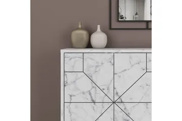 Desgrar Konsollbord 123x62,4 cm - Vit - Möbler - Bord & matgrupp - Avlastningsbord & sidobord - Konsolbord & hallbord