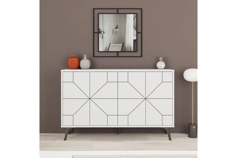 Desgrar Konsollbord 123x62,4 cm - Vit - Möbler - Bord & matgrupp - Avlastningsbord & sidobord - Konsolbord & hallbord