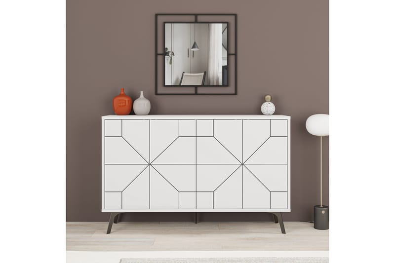 Desgrar Konsollbord 123x62,4 cm - Vit - Möbler - Bord & matgrupp - Avlastningsbord & sidobord - Konsolbord & hallbord