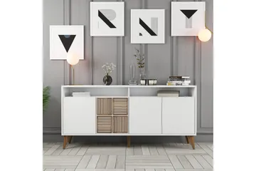 Desgrar Konsollbord 160x78 cm - Vit - Möbler - Bord & matgrupp - Avlastningsbord & sidobord - Konsolbord & hallbord