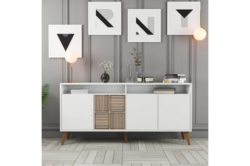 Desgrar Konsollbord 160x78 cm - Vit - Möbler - Bord & matgrupp - Avlastningsbord & sidobord - Konsolbord & hallbord