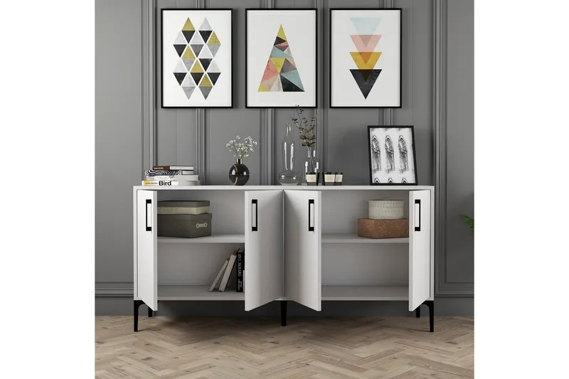 Desgrar Konsollbord 160x78 cm - Vit - Möbler - Bord & matgrupp - Avlastningsbord & sidobord - Konsolbord & hallbord