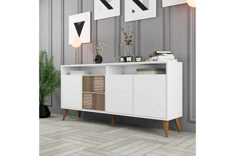 Desgrar Konsollbord 160x78 cm - Vit - Möbler - Bord & matgrupp - Avlastningsbord & sidobord - Konsolbord & hallbord