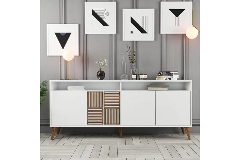 Desgrar Konsollbord 180x78,6 cm - Vit - Möbler - Bord & matgrupp - Avlastningsbord & sidobord - Konsolbord & hallbord