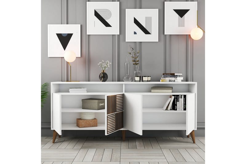 Desgrar Konsollbord 180x78,6 cm - Vit - Möbler - Bord & matgrupp - Avlastningsbord & sidobord - Konsolbord & hallbord