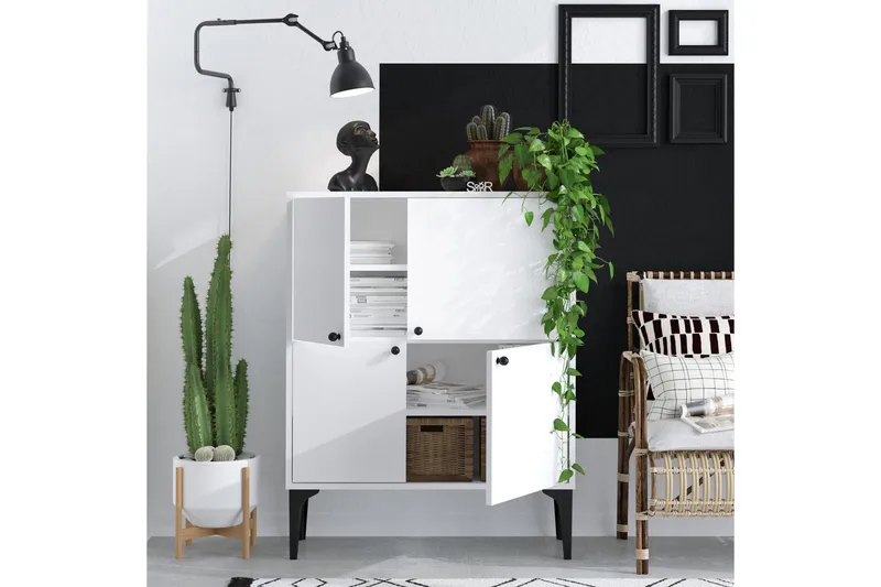 Desgrar Konsollbord 90x115 cm - Vit - Möbler - Bord & matgrupp - Avlastningsbord & sidobord - Konsolbord & hallbord