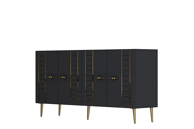 Deylin Konsollbord 150 cm - Antracit/Guld - Möbler - Bord & matgrupp - Avlastningsbord & sidobord - Konsolbord & hallbord