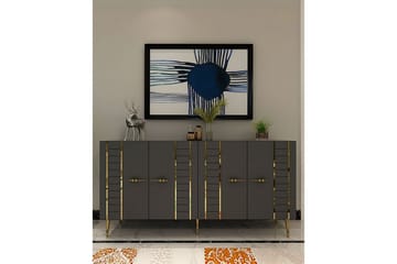 Deylin Konsollbord 150 cm - Antracit/Guld - Möbler - Bord & matgrupp - Avlastningsbord & sidobord - Konsolbord & hallbord