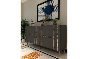 Deylin Konsollbord 150 cm - Antracit/Guld - Möbler - Bord & matgrupp - Avlastningsbord & sidobord - Konsolbord & hallbord