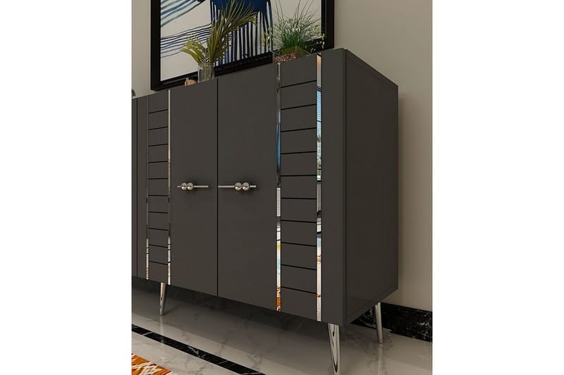 Deylin Konsollbord 150 cm - Antracit/Silver - Möbler - Bord & matgrupp - Avlastningsbord & sidobord - Konsolbord & hallbord