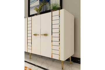 Deylin Konsollbord 150 cm - Vit/Guld - Möbler - Bord & matgrupp - Avlastningsbord & sidobord - Konsolbord & hallbord