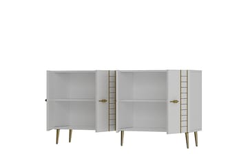 Deylin Konsollbord 150 cm - Vit/Guld - Möbler - Bord & matgrupp - Avlastningsbord & sidobord - Konsolbord & hallbord