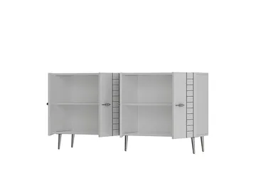 Deylin Konsollbord 150 cm - Vit/Silver - Möbler - Bord & matgrupp - Avlastningsbord & sidobord - Konsolbord & hallbord