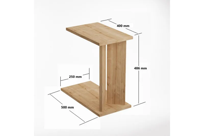 Deyra Sidobord 25 cm - Ek - Möbler - Bord & matgrupp - Avlastningsbord & sidobord - Lampbord & sidobord