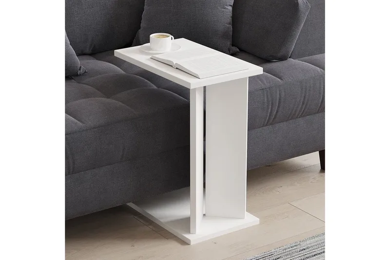 Deyra Sidobord 25 cm - Vit - Möbler - Bord & matgrupp - Avlastningsbord & sidobord - Lampbord & sidobord