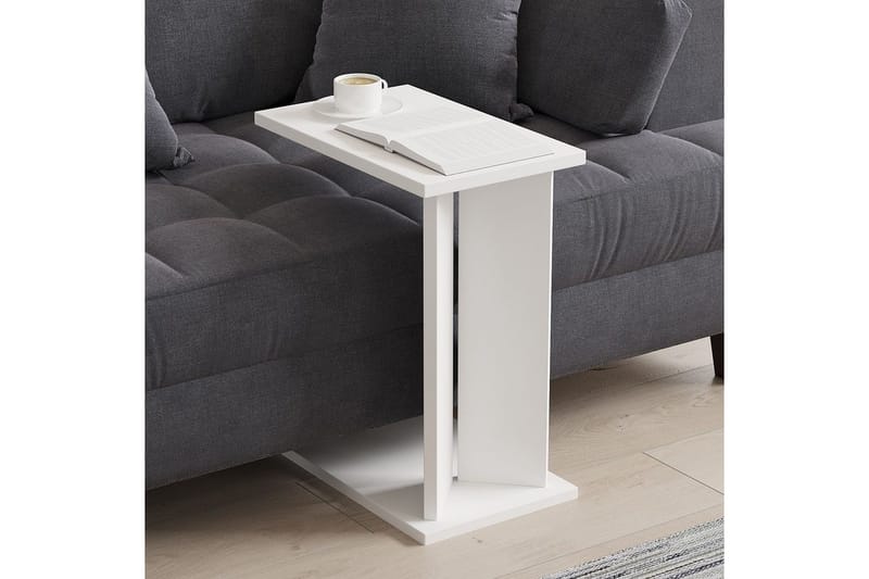 Deyra Sidobord 25 cm - Vit - Möbler - Bord & matgrupp - Avlastningsbord & sidobord - Lampbord & sidobord