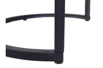 Dixie Satsbord 2 St 37|37 cm - Svart - Möbler - Bord & matgrupp - Avlastningsbord & sidobord