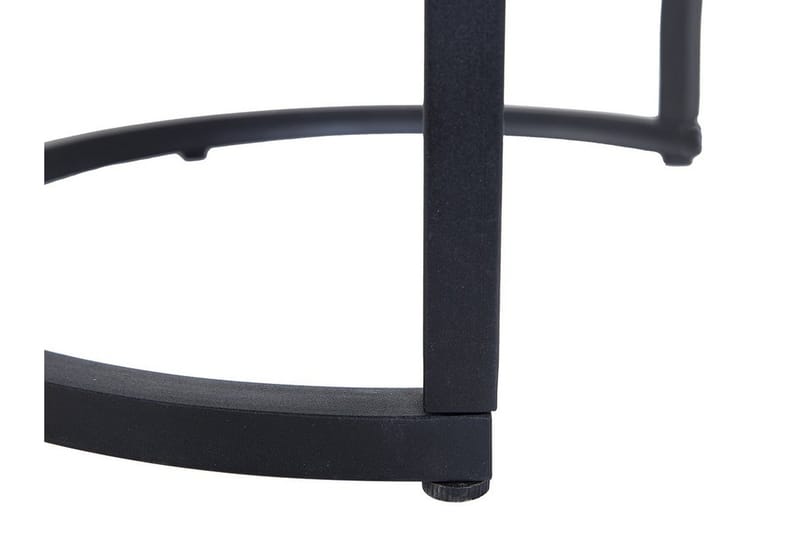 Dixie Satsbord 2 St 37|37 cm - Svart - Möbler - Bord & matgrupp - Avlastningsbord & sidobord