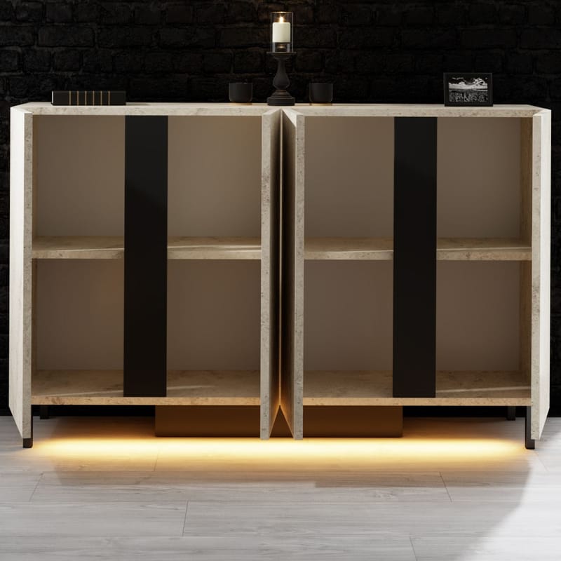 Djarhint Konsolbord 127 cm - Travertin - Möbler - Bord & matgrupp - Avlastningsbord & sidobord - Konsolbord & hallbord