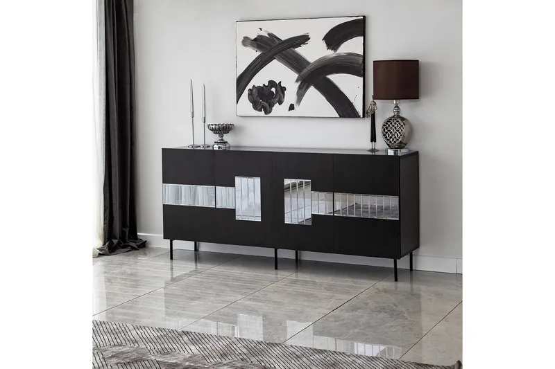 Djarhint Konsollbord 180 cm - Svart - Förvaring - Förvaringsmöbler - Sideboard & skänk